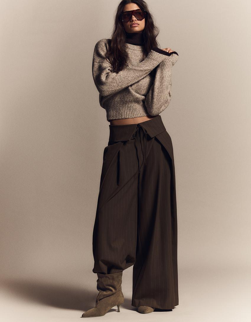 Slouchy kitten heel ankle boots